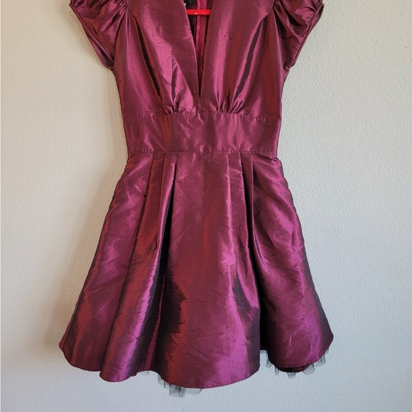Scott McClintok Dress Plum Size 10 worn once - Picture 3 of 8